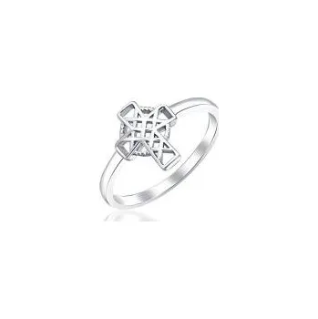 Náušnice Prsten 925/1000 - SVLR0516XH20056 JVD SVLR0516XH20056