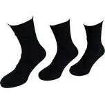 Fashion Pánské bavlněné ponožky 5 párů černé Barva: Černá, Velikost: 43-47