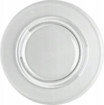 Talíř Průhledný szklany półmisek kulatý plochý talíř, 33 cm, bezbarvý