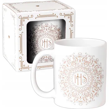 DÁREK NA KOMUNIĘ ŚWIĘTĄ PRO DÍVKU CHLAPCE SADA HRNEK PAMÁTKA