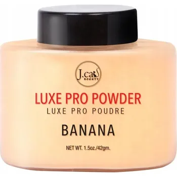 Pudr J.CAT BEAUTY Luxe Pro sypký pudr krycí č. 101 Banana