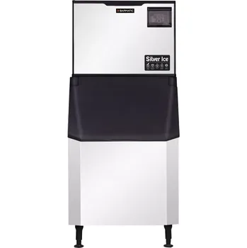 Barová židle Výrobník ledu DENVER-225A 225 kg/24 h, kapacita 200 kg | BARMATIC, Silver Ice