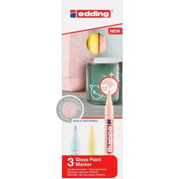 Olejový popisovač, vícebarevný Edding 3 ks