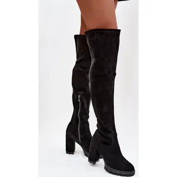 Dámské kozačky Kozačky na podpatku model 221155 Step in style 36