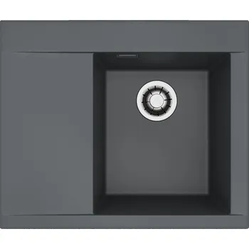 Granitový dřez Alveus PURE-G 50 P černý A91 + QC sifon_algranit + 5 % sleva v košíku s kódem SLEVA5