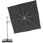 Knirps KNIRPS 320 x 320 cm - luxusní výkyvný zahradní slunečník s boční tyčí : Barva slunečníku - Tmavě šedá