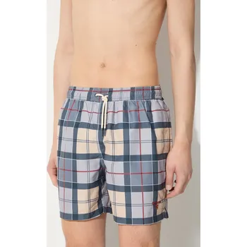 Pánské kraťasy Plavkové šortky Barbour Staple Tartan MSW0065 béžová 80X, vel. L