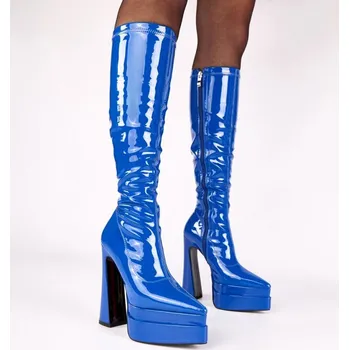 Dámské kozačky Kozačky na podpatku model 221357 Solea 40