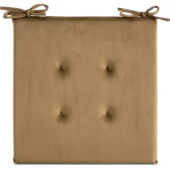 Sametový podsedák GAJA s ozdobným prošíváním a praktickými šňůrkami