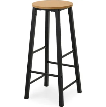 Křeslo Mebel Partner Fukando (dub + černá)