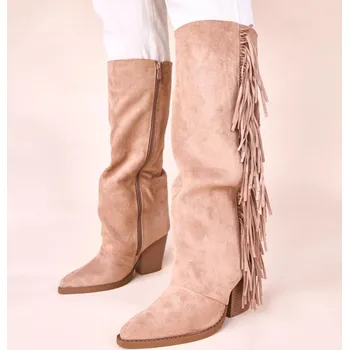 Dámské kozačky Kozačky na podpatku model 221045 Solea 41