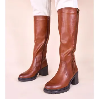 Dámské kozačky Kozačky na podpatku model 221004 Solea 41