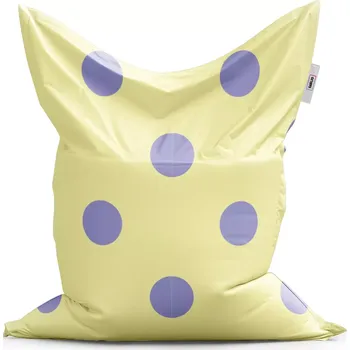 Sedací pytel Sablio Sedací vak Classic Fialové tečky - 150x100 cm