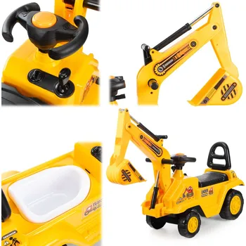 Odrážedlo Lebula Dětské odrážedlo bagr s nočníkem