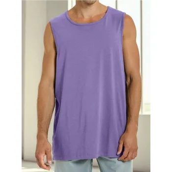 Pánské tričko Sinsay - Bavlněné tričko tank top - fialová - 807ED-48X - 807ED-48X-L