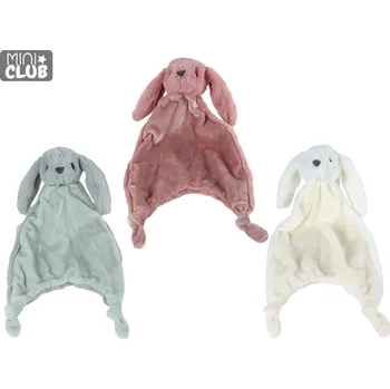 Hračka pro kojence Mikro trading Mini Club - Zajíček usínáček plyšový - 35,5 cm