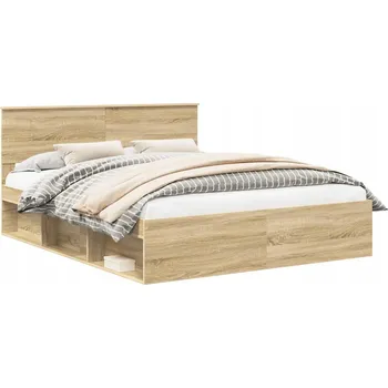 Postel Rámeček postele Sonoma 160 x 200 cm Masivní borovicové dřevo