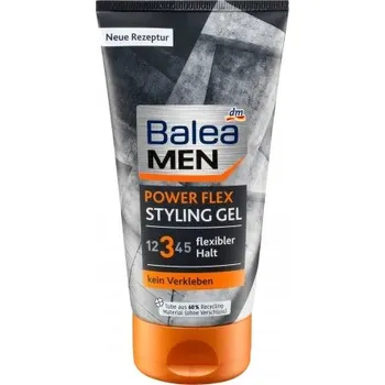 Stylingový přípravek Balea Men Power Flex silný gel na vlasy 150 Ml