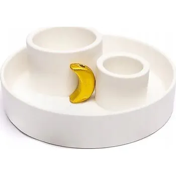 Čajovna Keramický podstavec na vonné dřevo Palo Santo a svazkové kadidlo - Měsíc