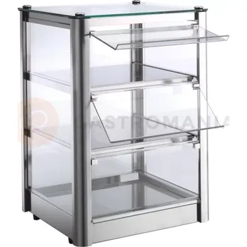 Vitrína na pečivo 370x370x540 mm, vyhřívaná | NEUMARKER, 05-10318