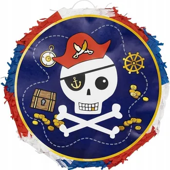 Obraz Piniata k natažení Pirát 34,9x35,2 cm