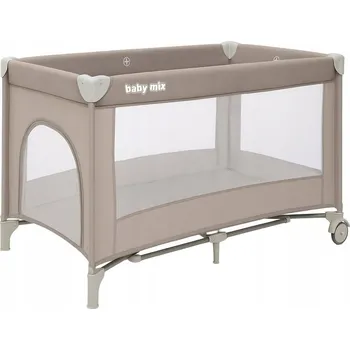 Dětská postýlka Cestovní postýlka Baby Mix 60 x 120 cm béžová