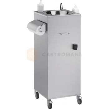 Gastro oděv Mobilní stanice pro mytí rukou 400x400x960 mm | NEUMARKER, 00-00013