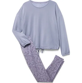 Dámské pyžamo 716716 - Tchibo - Pyžamo s legínami - pro ženy - vel. XL 48/50 - barva: fialová