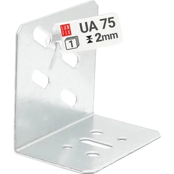 Úhloměr Úhelník pro profily UA75, nastavitelný 1 Ks