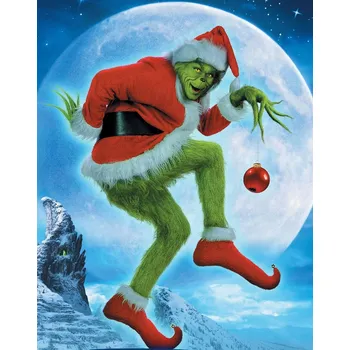 PUZZLE Grinch: Vánoce nebudou + JMÉNO Krabička 120 dílků