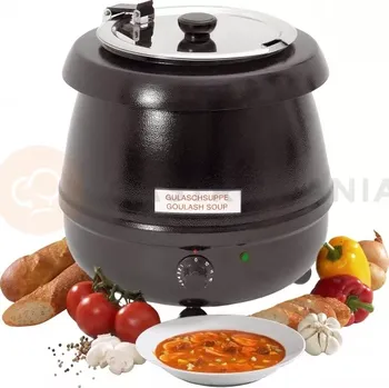 Servírovací stolek Kotlík na polévku 345x345x360 mm, černý | NEUMARKER, Farmer Caldron