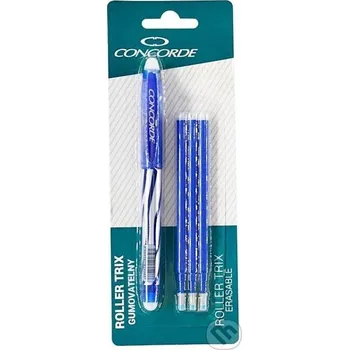 Doplněk ke knize Roller CONCORDE Trix gumovatelný, modrý + 3 ks náplně - Concorde Concorde