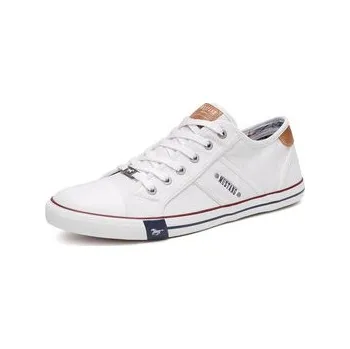 Pánská obuv Plátěnky Mustang 4058-310 Bílá 46