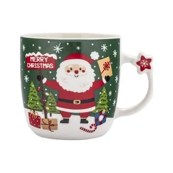 KUBEK Z GWIAZDKĄ NA UCHU NBC 390 ML DEK. MERRY CHRISTMAS