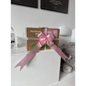 Dětské elektrovozidlo Mamido Mašle na elektrické autíčko pro děti světle růžová