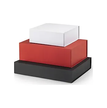 Dárková krabička Ozdobná krabička se zavíráním na magnet 330 x 230 x 100 mm, slonovinová - Balení po 1 ks