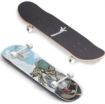 Skateboard skateboard muuwmi ABEC 5 SKULL