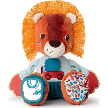 plyšák Lilliputiens textilní hračka s aktivitami Lev Jack