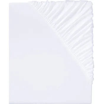 LIVARNO home Žerzejové napínací prostěradlo, 140-160 x 200 cm (bílá)