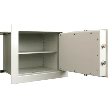 Trezor ST 131 - II.BT – Barva / povrchová úprava: Černá, Typ zámku: Klíčový, Provedení trezoru: Stěnový