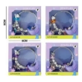 Náramek Dětský náramek s přívěsky charms, sada v elegantním balení