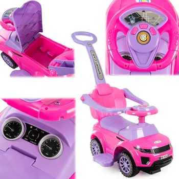 Odrážedlo Lebula Odrážedlo sportovní auto růžové