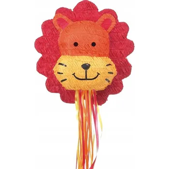 Obraz PINIATA LEV PAPÍROVÁ / PLASTOVÁ 39,9X41,9X16,5CM