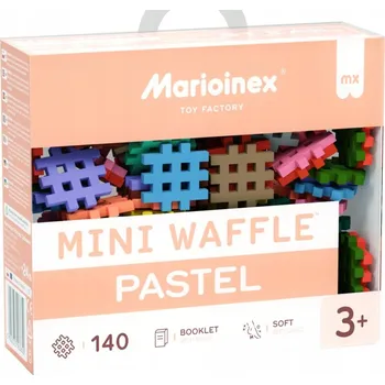 ostatní stavebnice Marioinex Mini vaflové pastelové Stavebnice 140 dílků
