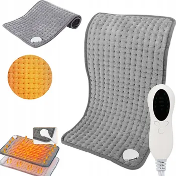 ELEKTRICKÁ DEKA VYHŘÍVANÁ VYHŘÍVACÍ PODLOŽKA MĚKKÁ 40X76CM + ČASOVAČ