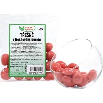 Sušená potravina Zdraví z přírody s.r.o. Třešně v jogurtu třešňovém 100g IPJ NATUR 3084