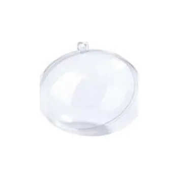 Vánoční ozdoba AKRYLOVÉ VÁNOČNÍ KOULE 8 CM PLASTOVÉ VÁNOČNÍ BAŇKY KOULE