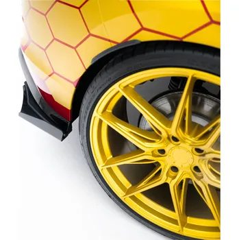 Tuning Maxton Design křidélka bočních difuzorů zad. nárazníku pro Volkswagen Golf GTI Mk8, černý lesklý plast ABS, Clubsport