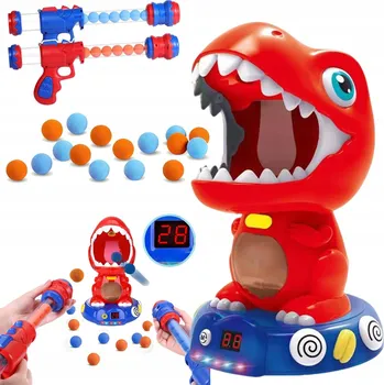 Hračka pro nejmenší Hra Hladový Dinosaurus Hračka na Střílení Míčků - Střelba na Cíl