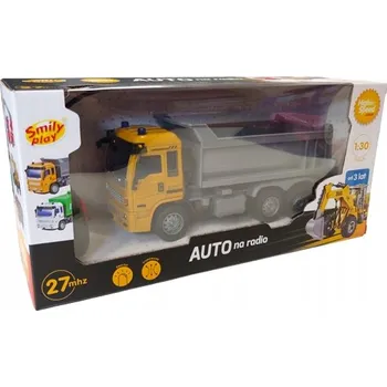 autíčko DÁLKOVĚ OVLÁDANÉ SKLÁPĚČKA STAVEBNÍ VOZIDLO AUTO NA RÁDIO SVĚTLA 1:30